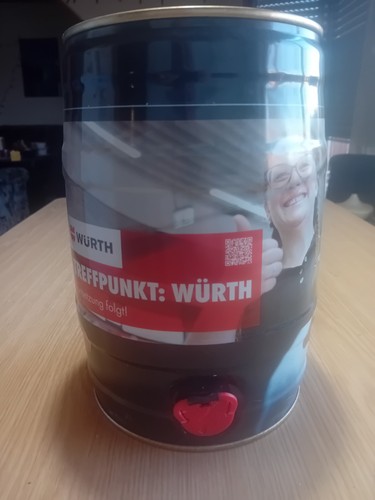 Würth partyfaß liter leer - würth,
